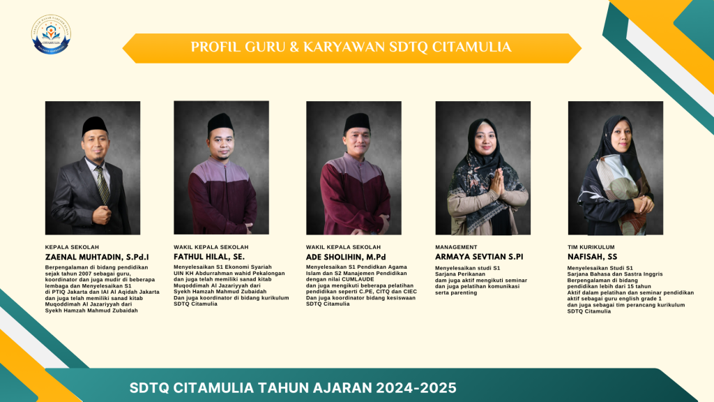 Profil Guru SDTQ Citamulia