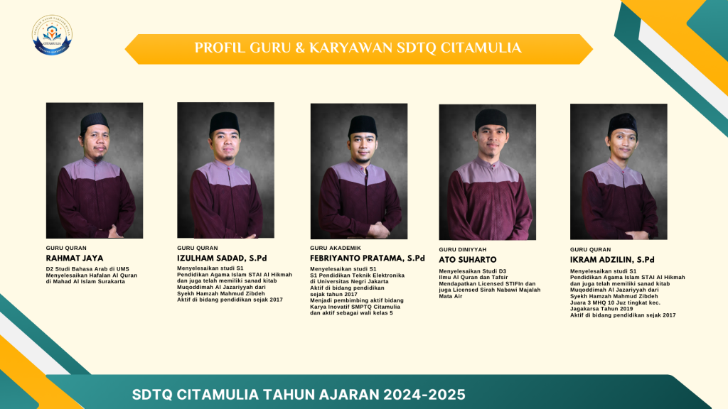 Profil Guru SDTQ Citamulia