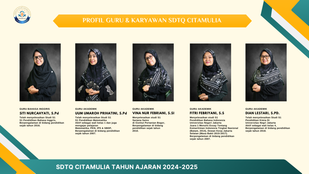 Profil Guru SDTQ Citamulia